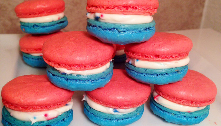 July 4th Macarons - GERBS EATING WELL BLOG