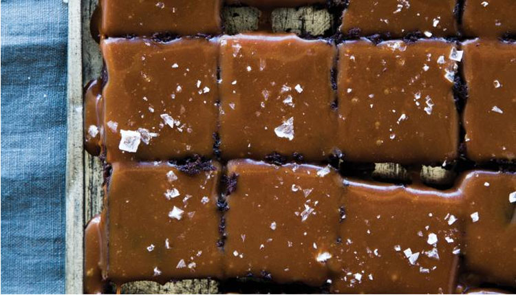 Salt and Pepper Caramel Brownies