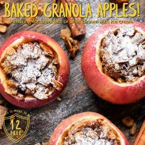 Baked Granola Stuff Apples Recipe