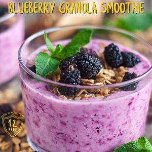 Blueberry Granola Smoothie Recipe