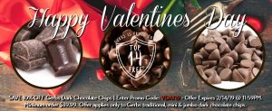Happy Valentines Day Dark Chocolate