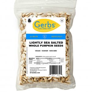 lightly sea salted whole pumpkin seeds