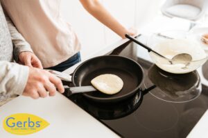 Gerbs Dark Chocolate Chip Pancakes Cooking