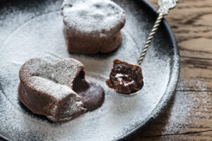 Dark Chocolate Lava Cakes