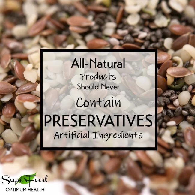 Chia, Flax, Hemp Seed Raw Mix Free from Top 14 Food Allergens