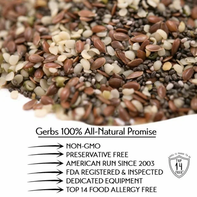 Chia, Flax, Hemp Seed Raw Mix Nutrition Benefits