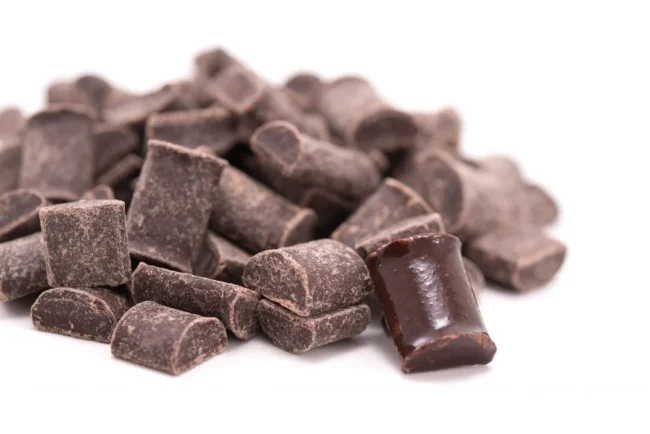 Premium Extra-Large Baking Dark Chocolate Chips, Chunk Size Semi Sweet Cacao, Resealable Bag Naturally Vegan