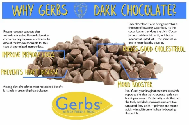 Premium Baking Dark Chocolate Chips, Traditional Size Semi Sweet Cacao, Resealable Bag Health Benefits