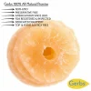 Dried Premium Grade Thai Sweetened Pineapple Rings, Resealable Bag