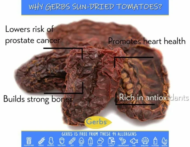 Sea Salted Sun Dried Tomato Halves, Pound Resealable Bag Health Benefits
