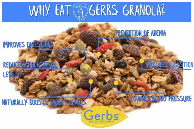 Super Five Dried Fruit (cransberry, blueberry, raisin, cherry, goji berry) Harvest Granola Health Benefits