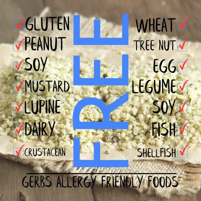 Raw Premium Canadian Grade Hemp Seed Hearts, Resealable Bag Free from Top 14 Food Allergens