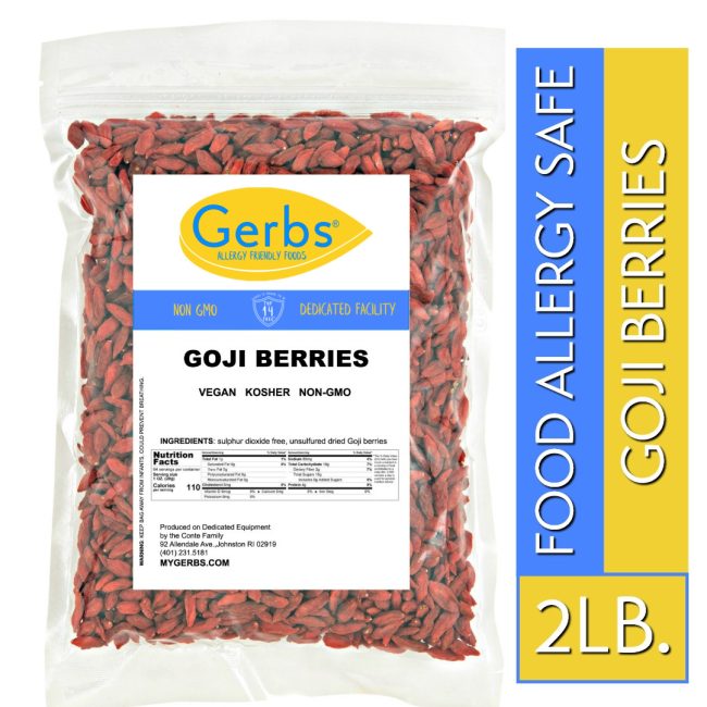 2 Pounds Gerbs Goji Berries