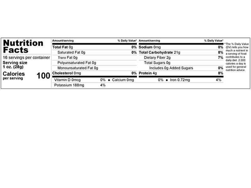 35 Wild Rice Nutrition Label Labels Design Ideas 2020