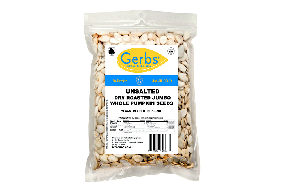 roasted unsalted pumpkin seeds in shell