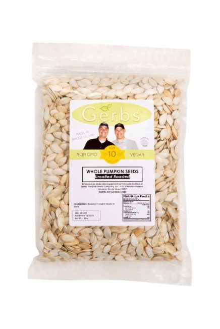 roasted unsalted pumpkin seeds in shell