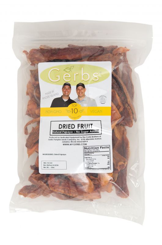 Dried Papaya Slices No Added Sugar Allergy Friendly Foods MyGerbs