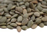 Lightly Sea Salted Dry Roasted Pumpkin Seed Kernels - Shelled Pepitas Close up