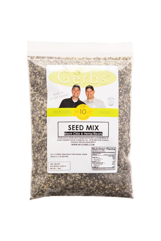 Chia, Flax, Hemp Seed Raw Mix Allergy Friendly Foods MyGerbs
