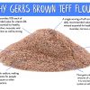GERBS BROWN TEFF FLOUR ingredients