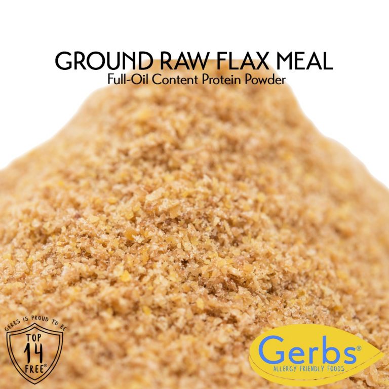 Flax Seed Meal Full Oil Content Protein Powder MyGerbs