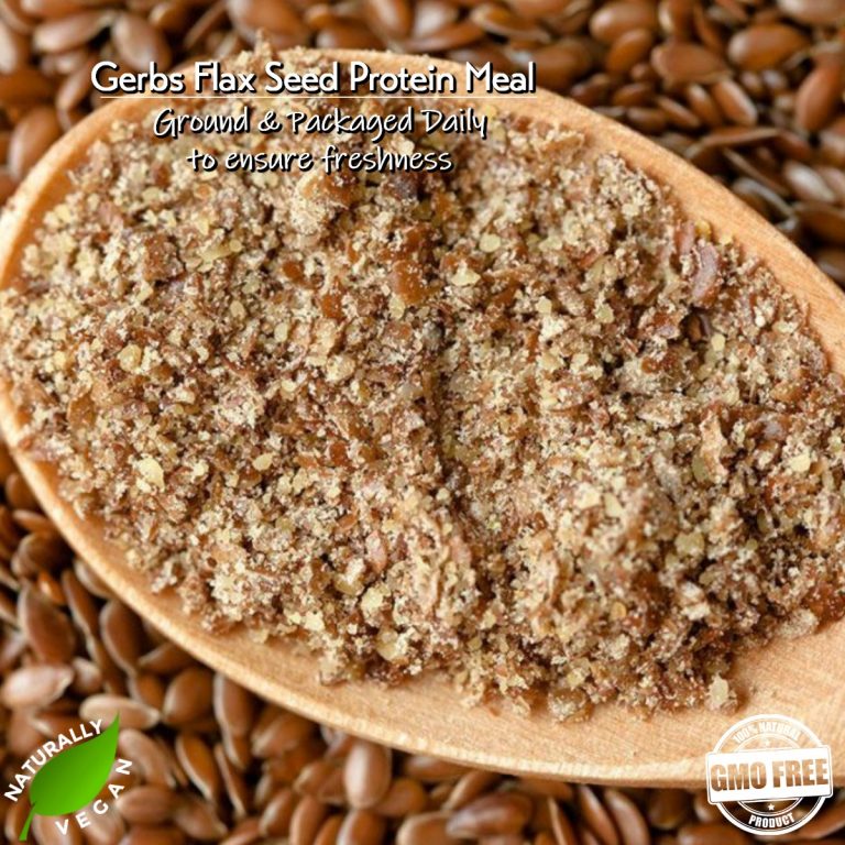 Flax Seed Meal Full Oil Content Protein Powder MyGerbs