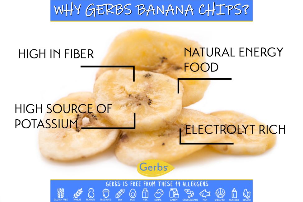 Sweetened Banana Chips Allergy Friendly Foods MyGerbs