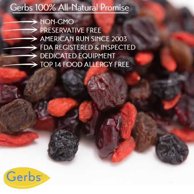 Super 5 Dried Fruit Mix Allergy Friendly Foods MyGerbs