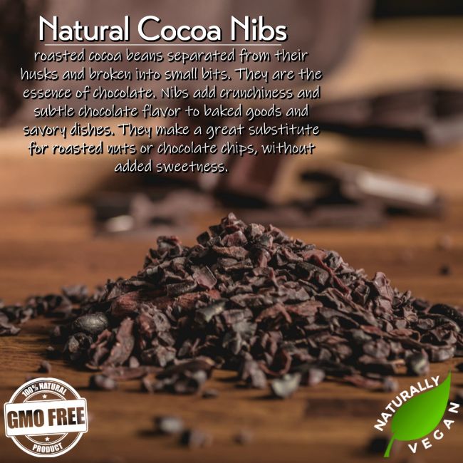 Cacao Nibs Raw Organic Allergy Friendly Foods MyGerbs