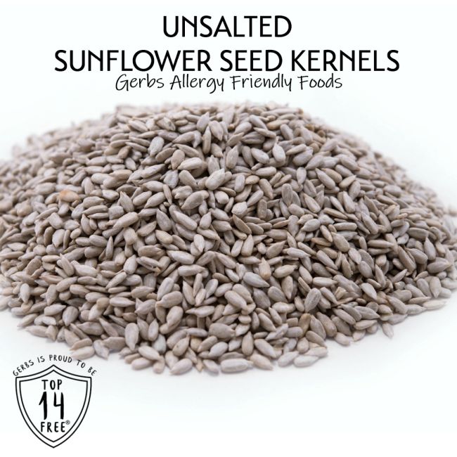 Unsalted Dry Roasted Sunflower Seed Kernels MyGerbs