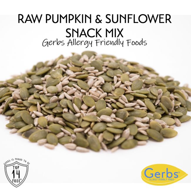 Raw Pumpkin & Sunflower Seed Mix Allergy Friendly Foods MyGerbs