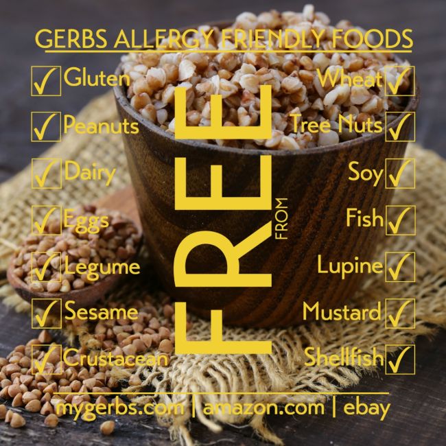 Buckwheat Free from Top 14 Food Allergens