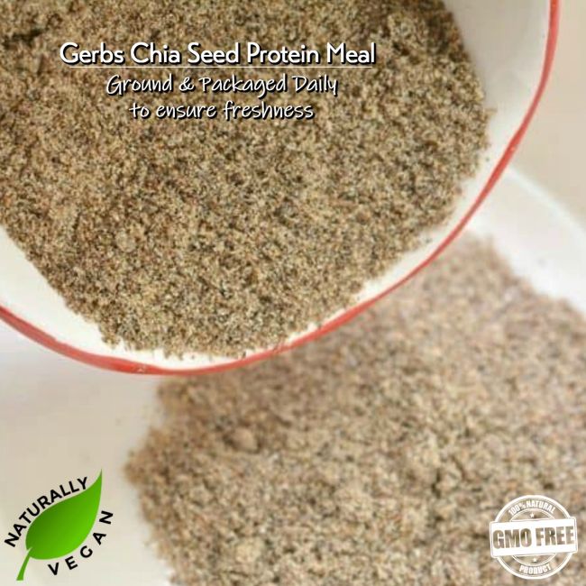 Chia Seed Meal - Full Oil Content Protein Powder Naturally Vegan