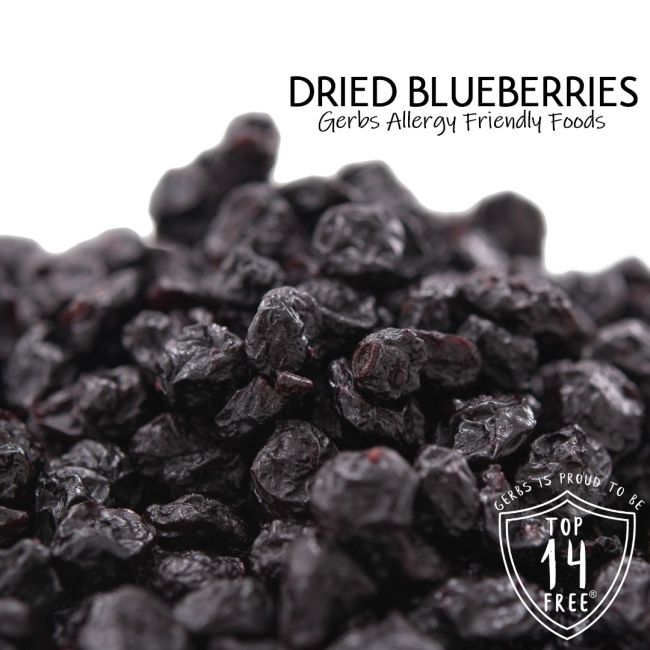 Dried Cape Cod Blueberries Gluten & Peanut Free
