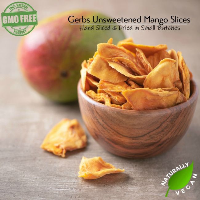 Dried Mango Slices No Added Sugar Naturally Vegan