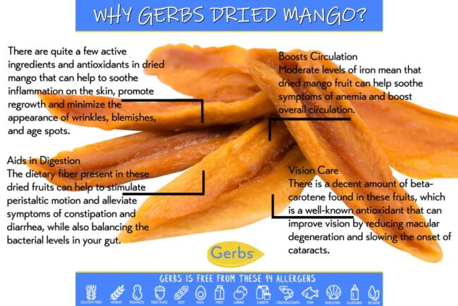 Dried Mango - Sweetened Slices Health Benefits