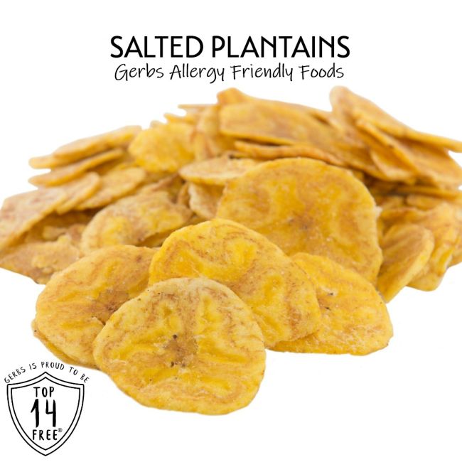 Lightly Salted Plantain Chips Gluten & Peanut Free
