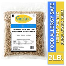 Lightly Sea Salted Dry Roasted Sunflower Seed Kernels