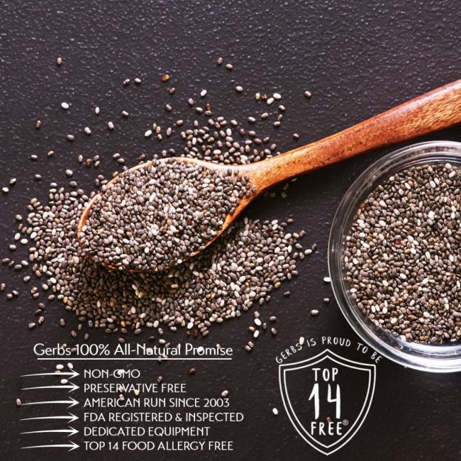 Chia Seed - Black - Milled - Biogenic Foods