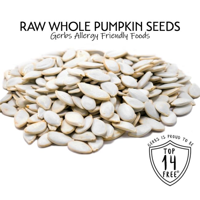 Raw In Shell Pumpkin Seeds - Whole Pepitas Gluten & Peanut Free