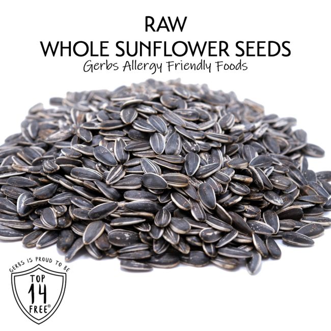 Raw In Shell Sunflower Seeds Gluten & Peanut Free