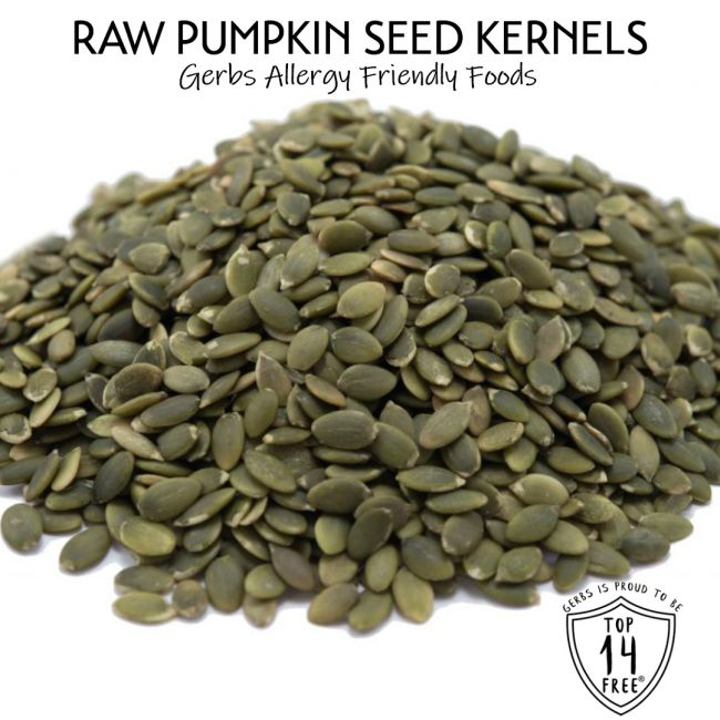 Raw Pumpkin Seed Kernels - Shelled Pepitas Gluten & Peanut Free