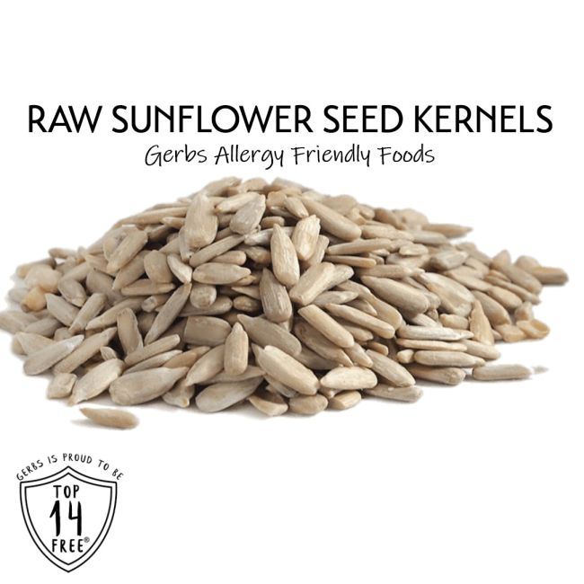 Raw Shelled Sunflower Seed Kernels Gluten & Peanut Free