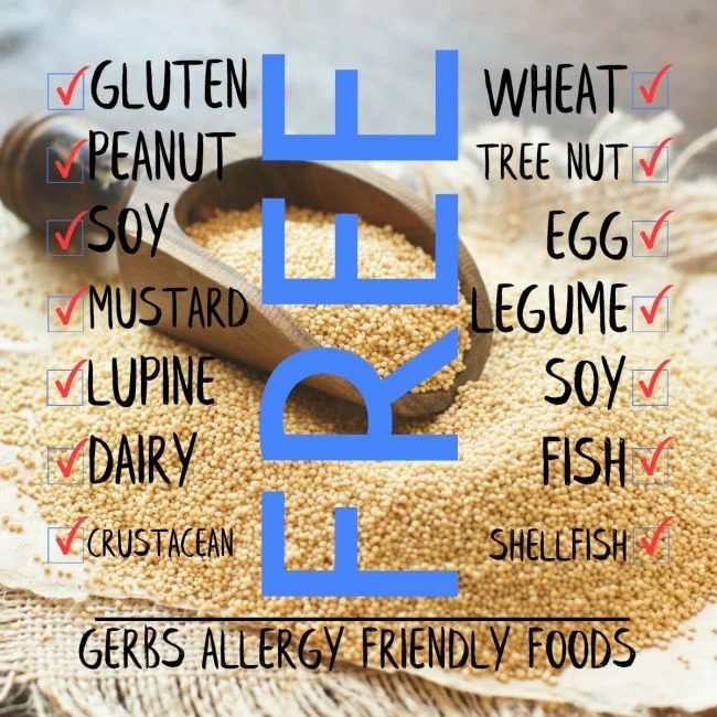 Amaranth Free from Top 14 Food Allergens