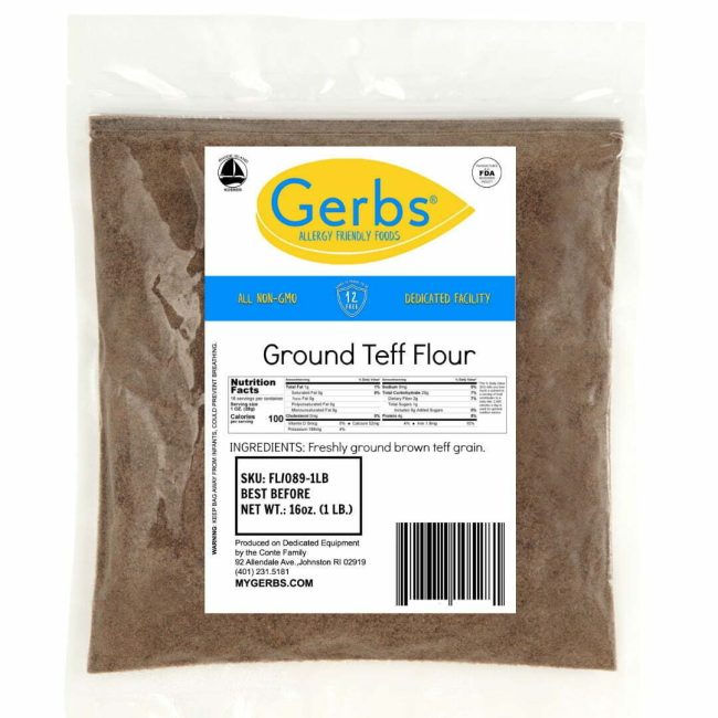 BROWN TEFF FLOUR Nutrition Benefits