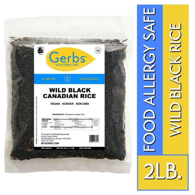 Canadian Black Wild Rice Bag