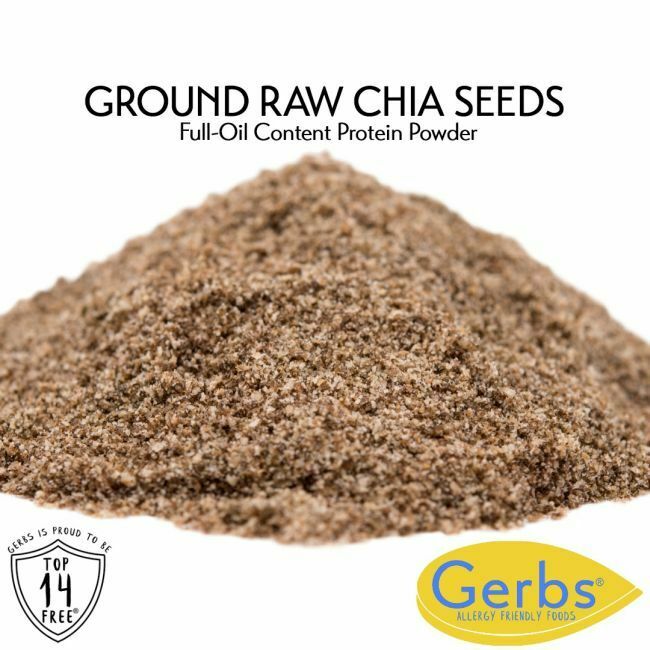Chia Seed Meal - Full Oil Content Protein Powder Gluten & Peanut Free