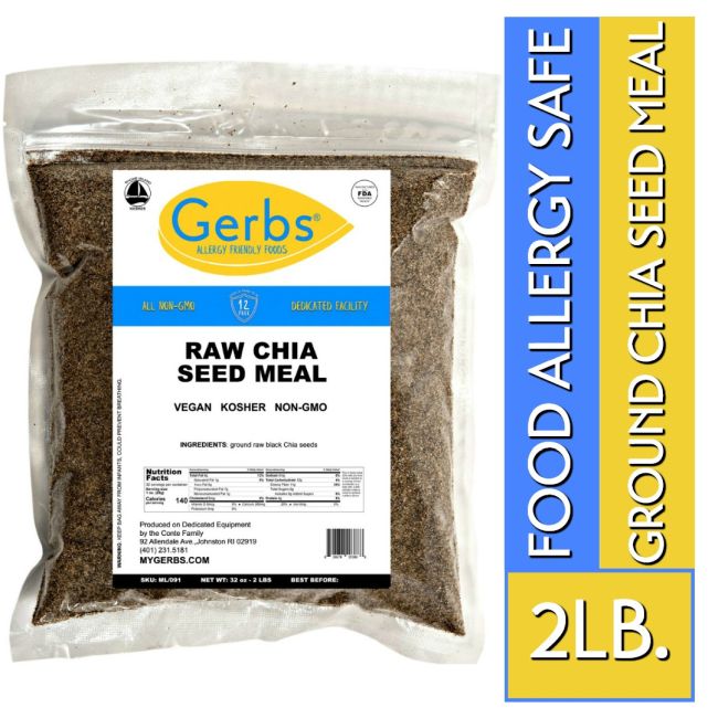 Chia Seed Meal - Full Oil Content Protein Powder Bag