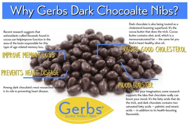 Dark Chocolate Cacao Nibs (55%) Health Benefits