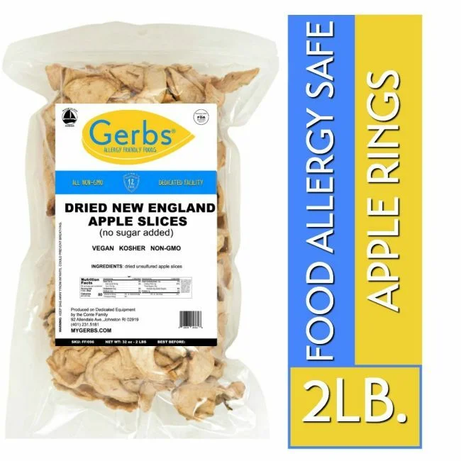 Dried Apple Slices Gluten & Peanut Free